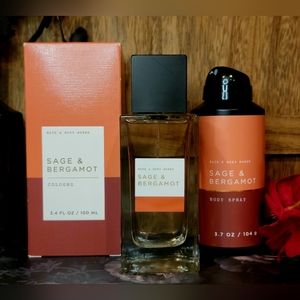B&BW Sage & Bergamot 2-Pc Men's Collection Bodycare Set